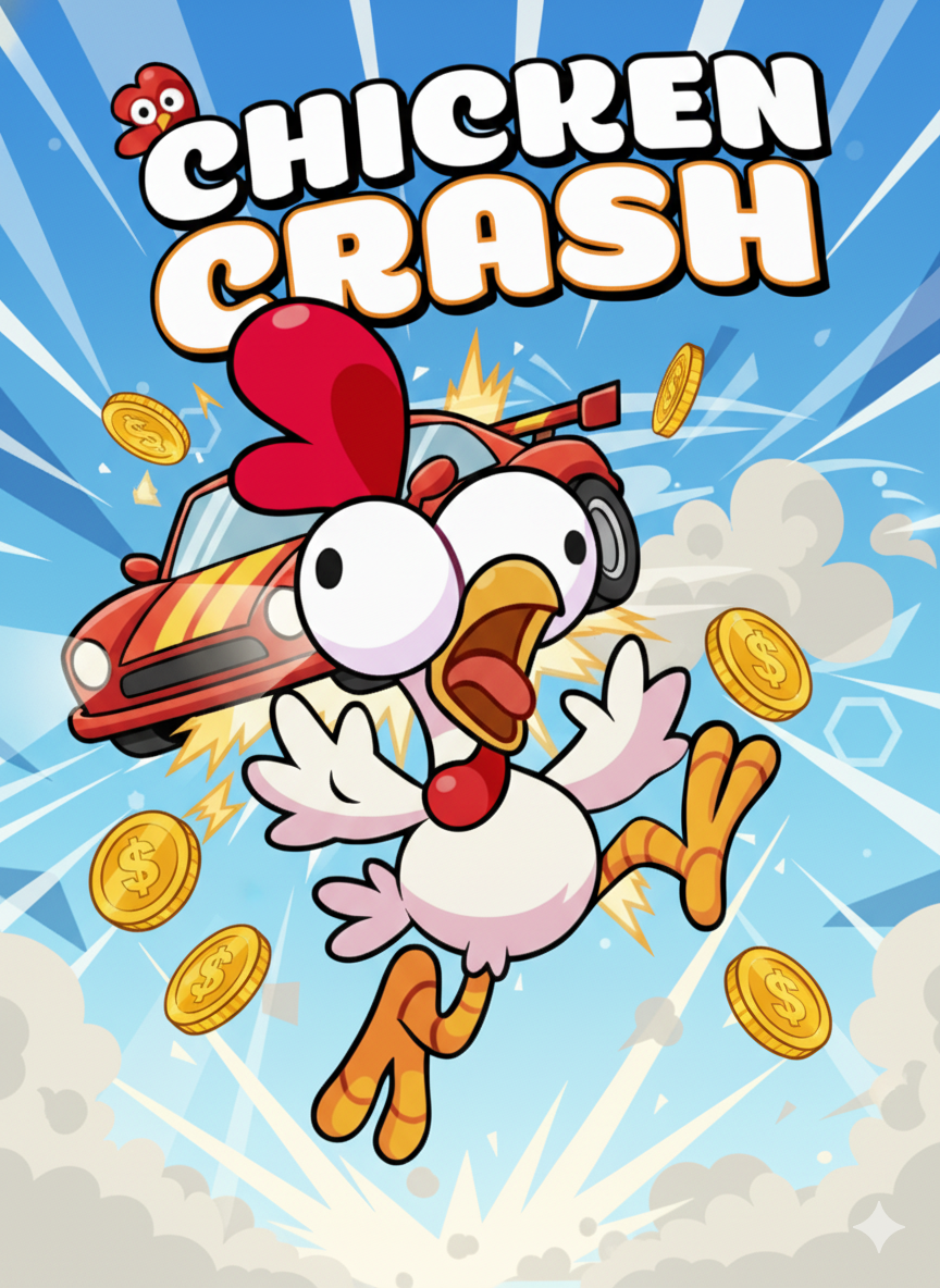 Chicken Crash game art