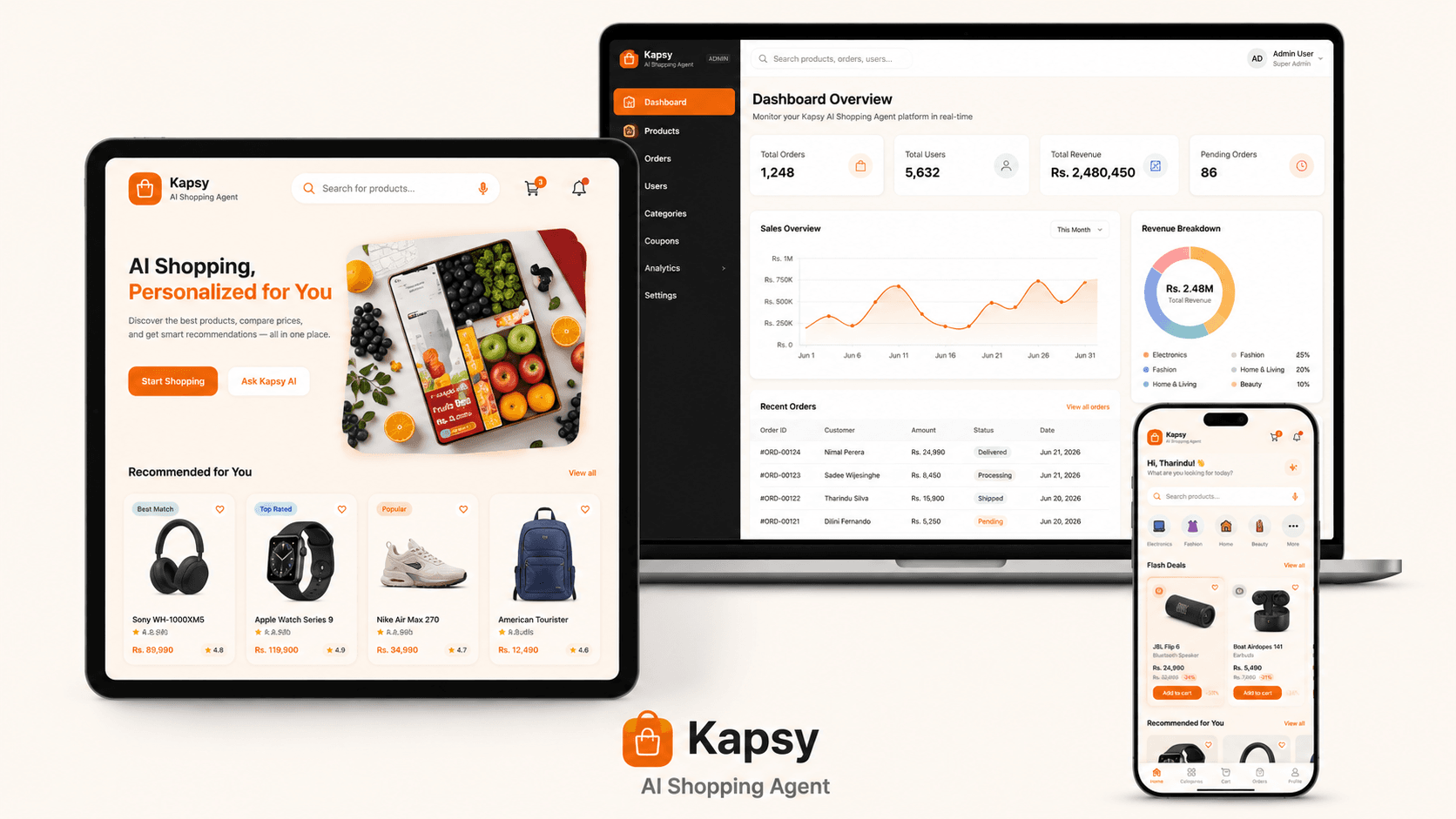 Kapsy AI Agent preview